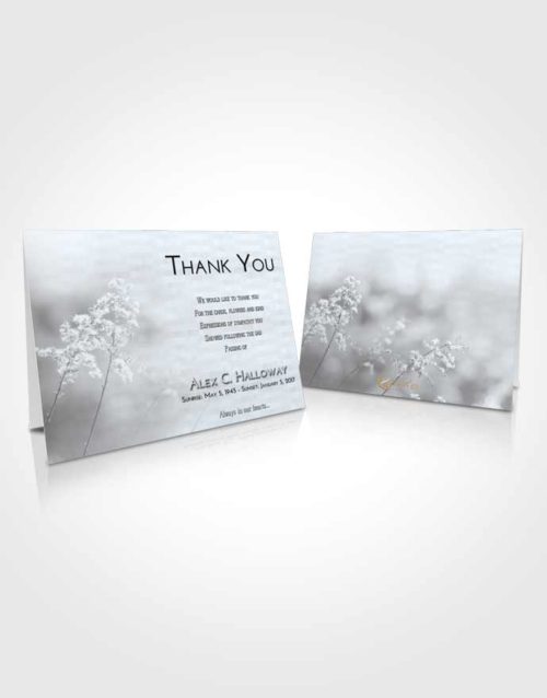 Funeral Thank You Card Template Freedom Colorful Spring