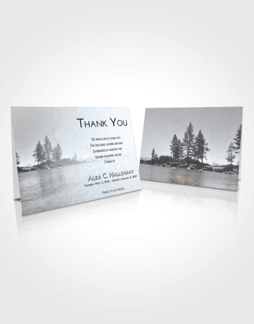 Funeral Thank You Card Template Freedom Coral Waters