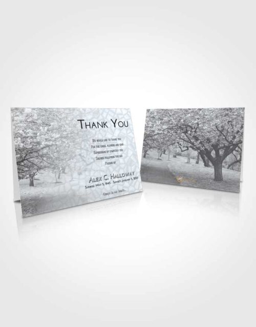 Funeral Thank You Card Template Freedom Flowering Path