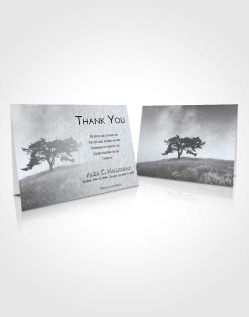 Funeral Thank You Card Template Freedom Gentle Pasture