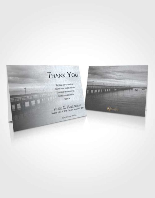 Funeral Thank You Card Template Freedom Lake Drive