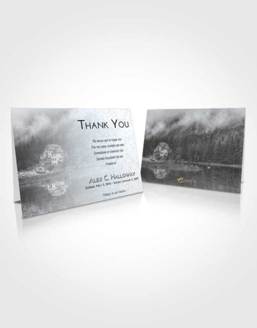 Funeral Thank You Card Template Freedom Lake House