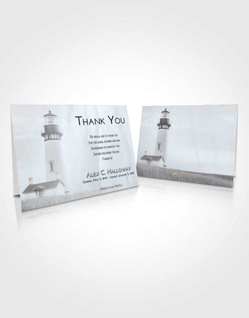 Funeral Thank You Card Template Freedom Lighthouse Clarity