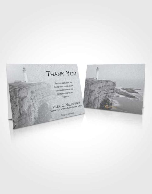 Funeral Thank You Card Template Freedom Lighthouse Point