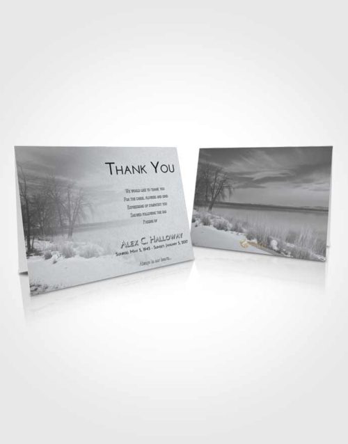 Funeral Thank You Card Template Freedom Lovely Lake