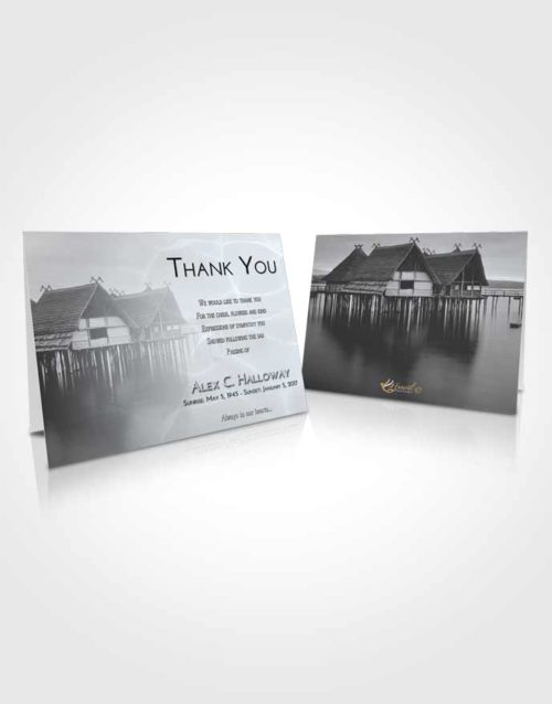 Funeral Thank You Card Template Freedom Ocean Living