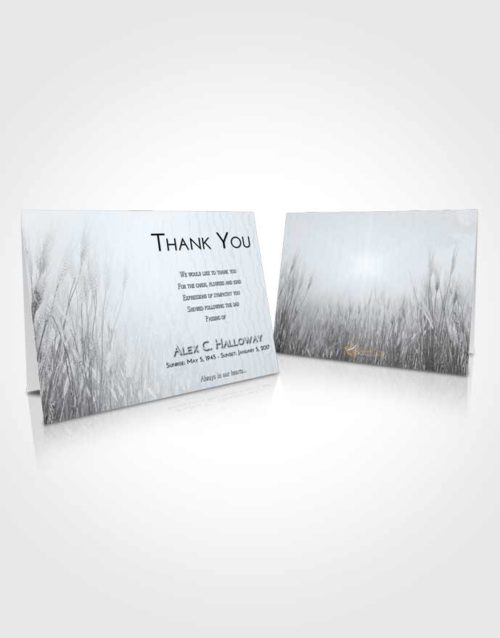 Funeral Thank You Card Template Freedom Soft Wheat