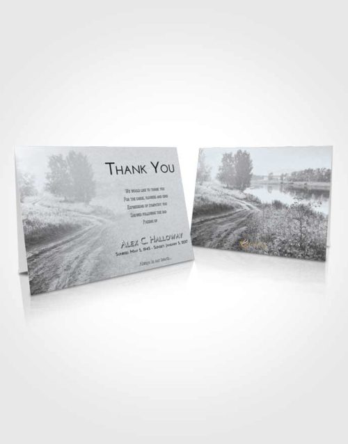 Funeral Thank You Card Template Freedom Summer Drive