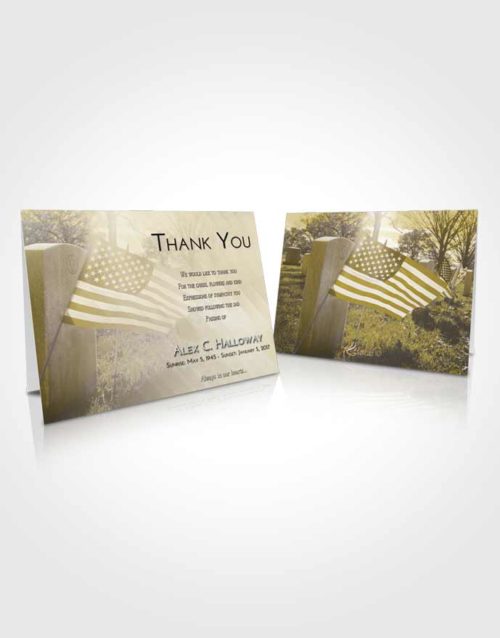 Funeral Thank You Card Template Harmony American Smile