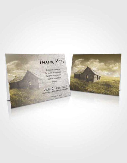 Funeral Thank You Card Template Harmony Farming Life