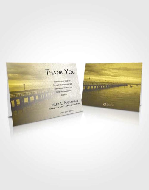 Funeral Thank You Card Template Harmony Lake Drive