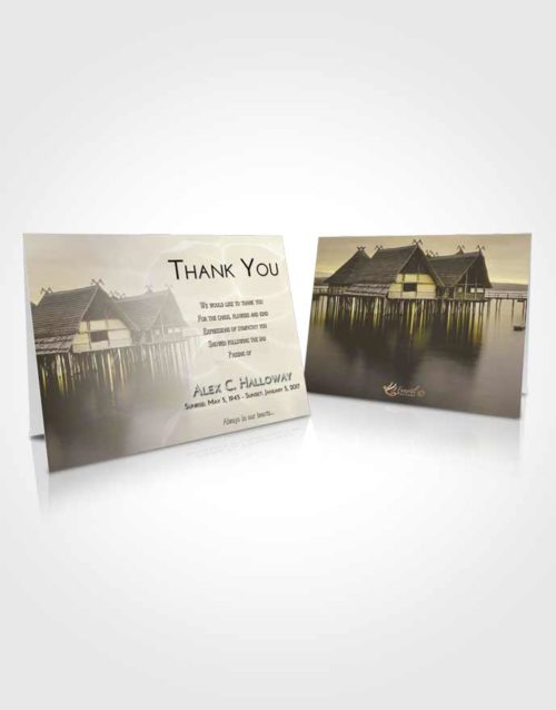 Funeral Thank You Card Template Harmony Ocean Living