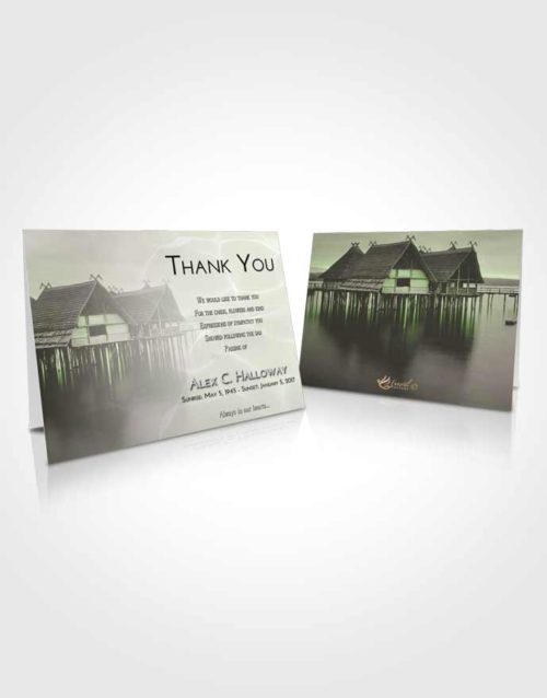 Funeral Thank You Card Template Loving Ocean Living
