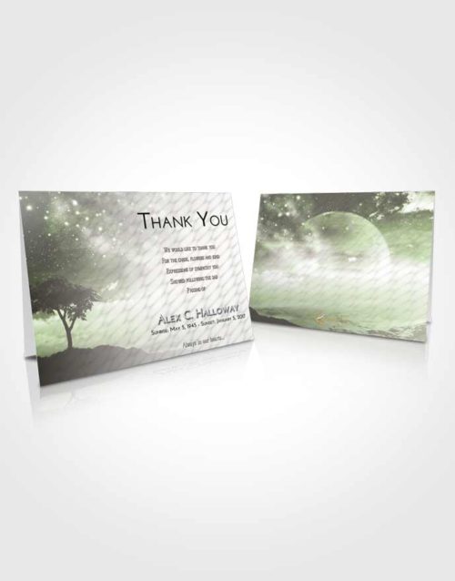 Funeral Thank You Card Template Loving Scenic Sky