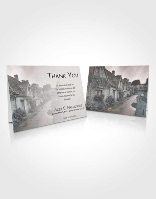 Funeral Thank You Card Template Morning European Home