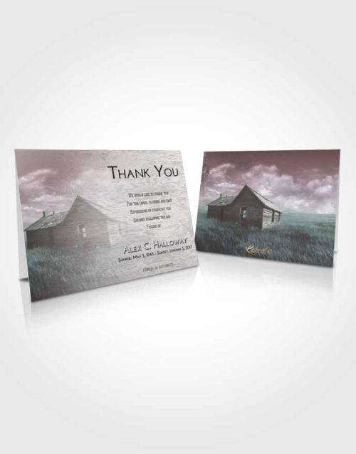 Funeral Thank You Card Template Morning Farming Life
