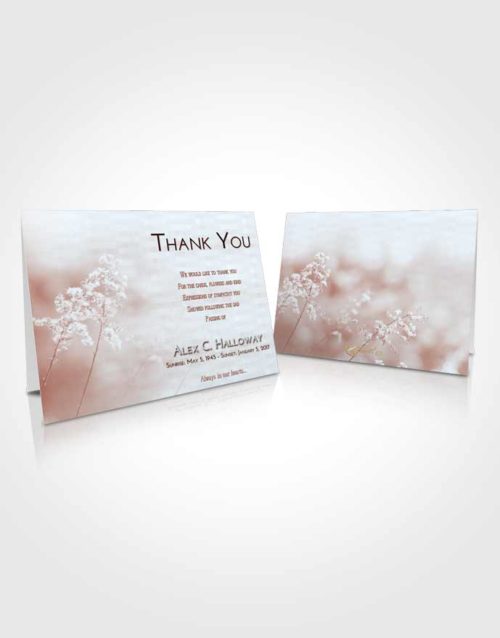 Funeral Thank You Card Template Ruby Love Colorful Spring