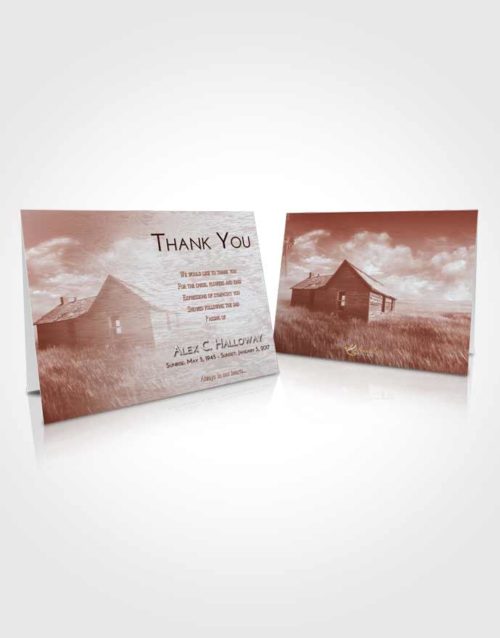 Funeral Thank You Card Template Ruby Love Farming Life
