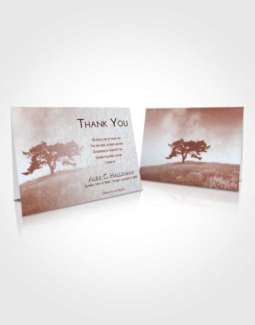 Funeral Thank You Card Template Ruby Love Gentle Pasture