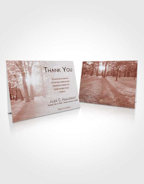 Funeral Thank You Card Template Ruby Love National Park