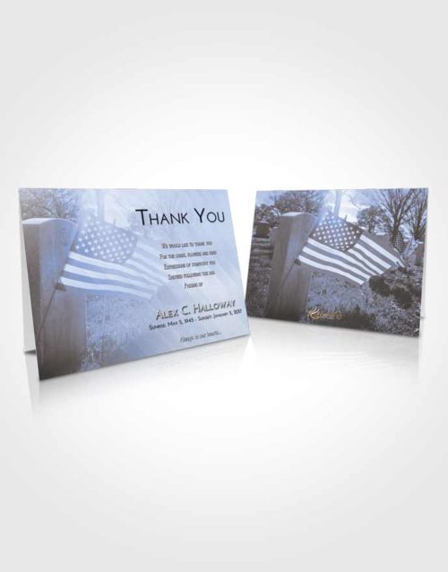 Funeral Thank You Card Template Splendid American Smile