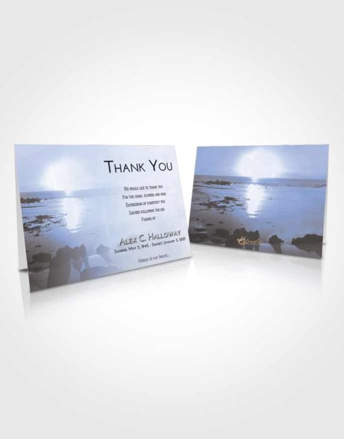 Funeral Thank You Card Template Splendid Early Rise