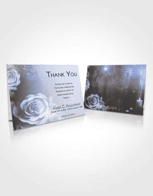 Funeral Thank You Card Template Splendid Flowering Garden