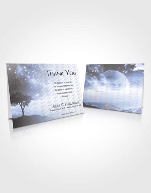 Funeral Thank You Card Template Splendid Scenic Sky