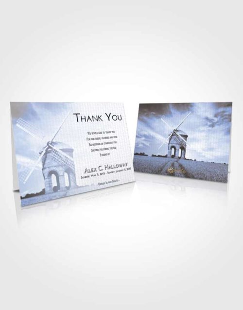 Funeral Thank You Card Template Splendid Windmill of Honor