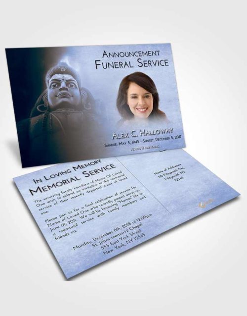 Funeral Announcement Card Template Splendid Shiva Surprise