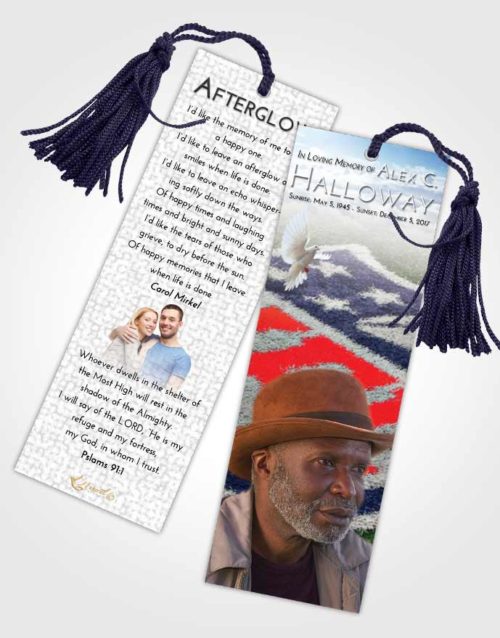 Funeral Bookmark Template Early NFL Football