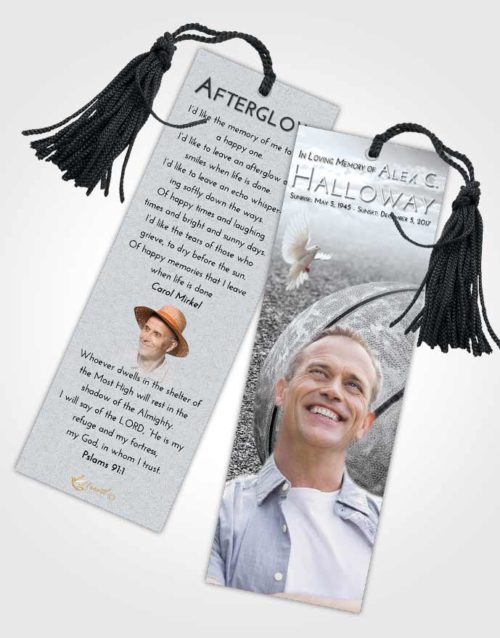 Funeral Bookmark Template Freedom Basketball Love