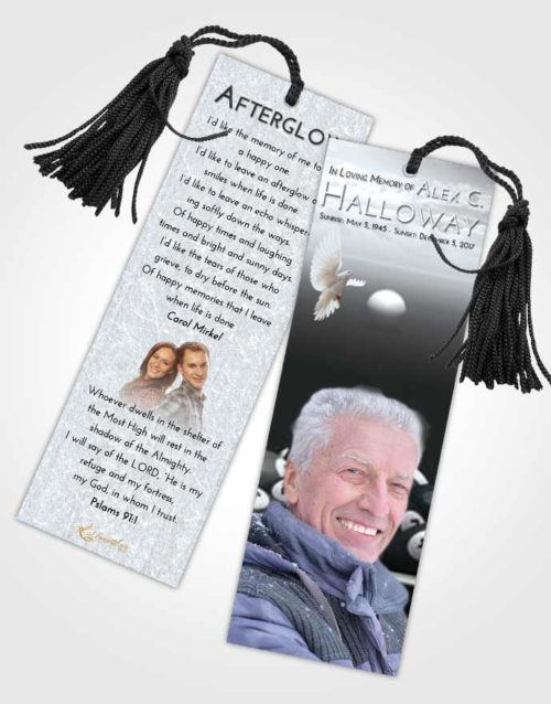 Funeral Bookmark Template Freedom Billiards Pride