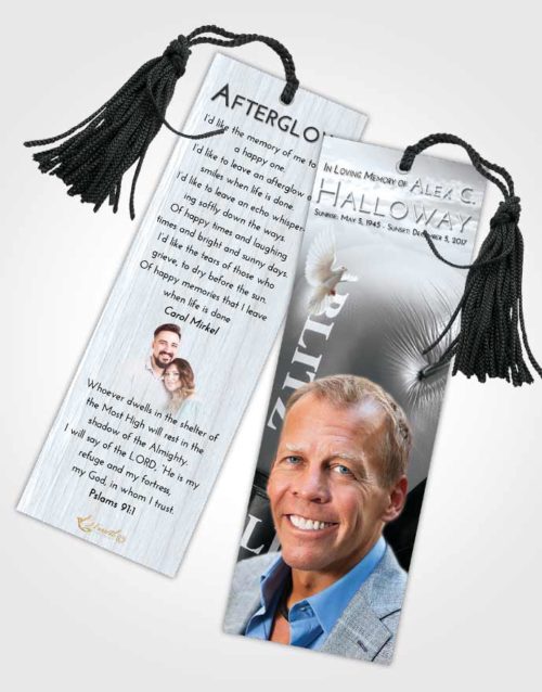 Funeral Bookmark Template Freedom Boxing Blitz