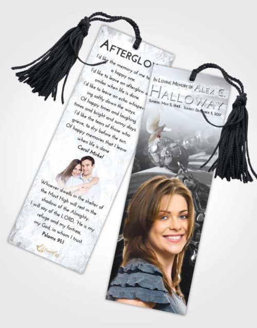 Funeral Bookmark Template Freedom Rosary Prayer