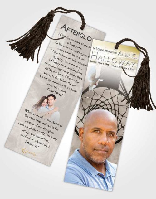 Funeral Bookmark Template Harmony In the Hoop