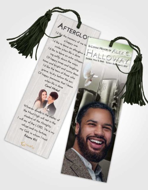 Funeral Bookmark Template Loving Boxing Day
