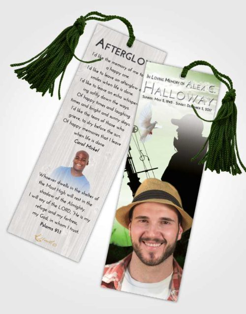 Funeral Bookmark Template Loving The Hunt