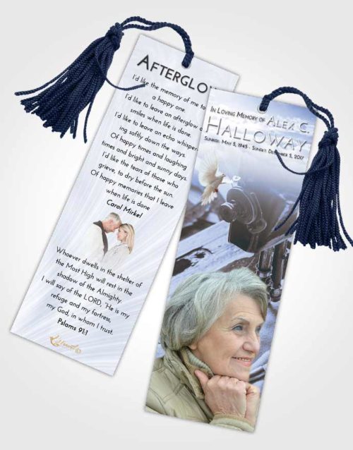 Funeral Bookmark Template Splendid Sewing Love