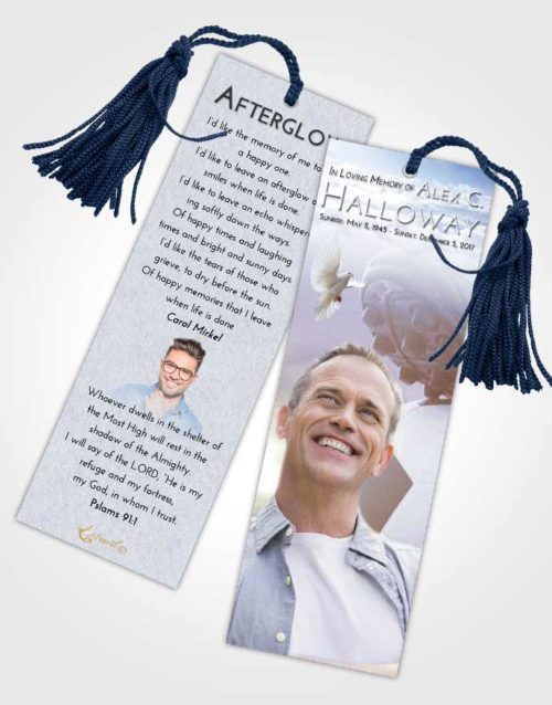 Funeral Bookmark Template Splendid Soccer Cleats