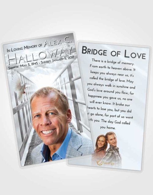 Funeral Prayer Card Template Freedom Stairway to Faith