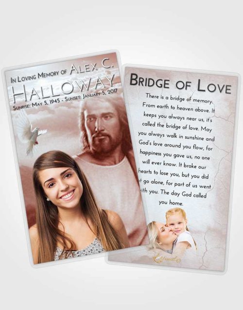 Funeral Prayer Card Template Ruby Love Jesus Prayers