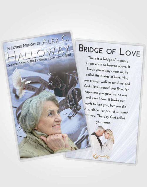 Funeral Prayer Card Template Splendid Sewing Love