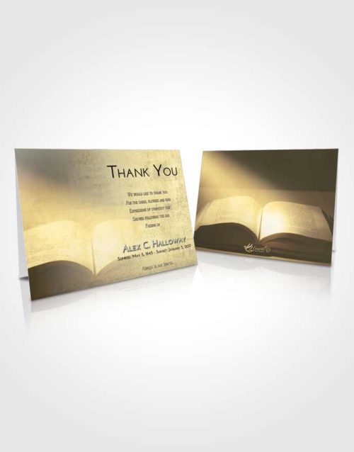 Funeral Thank You Card Template At Dusk Bible Faith