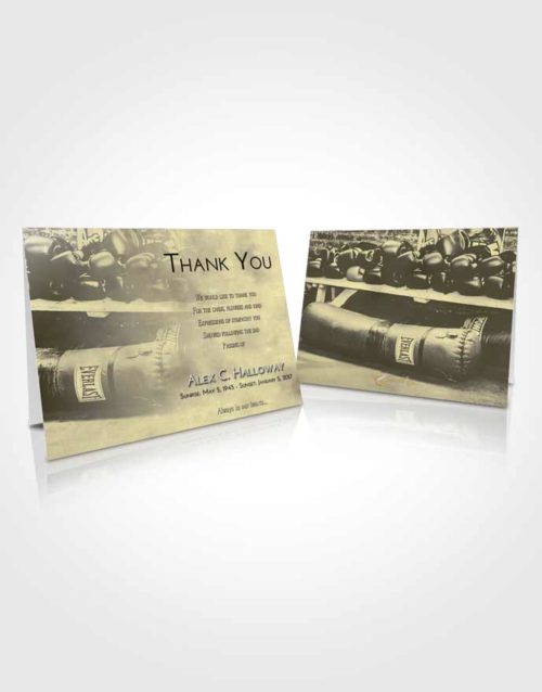 Funeral Thank You Card Template At Dusk Boxing Life