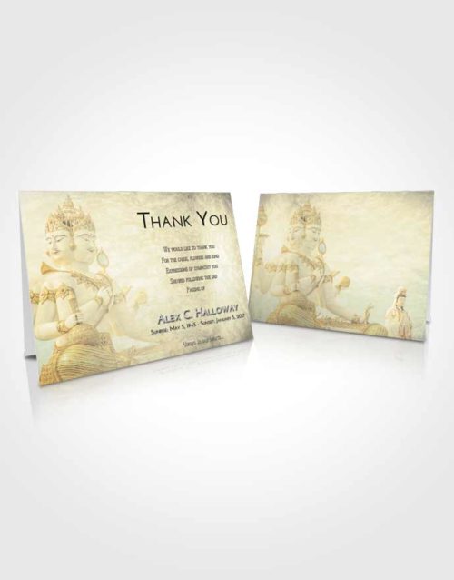 Funeral Thank You Card Template At Dusk Brahma Desire