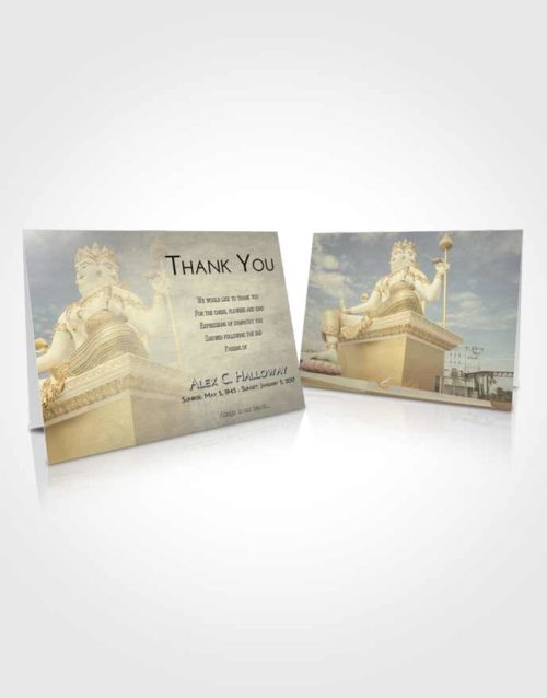 Funeral Thank You Card Template At Dusk Brahma Mystery