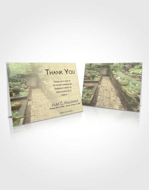 Funeral Thank You Card Template At Dusk Gardening Desire