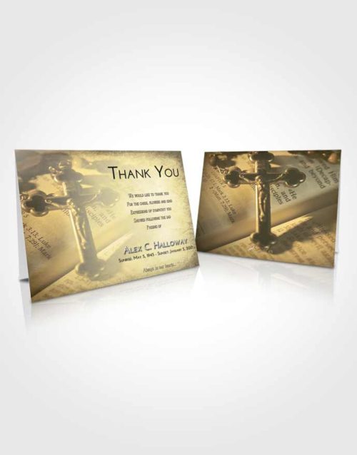 Funeral Thank You Card Template At Dusk Rosary Trust