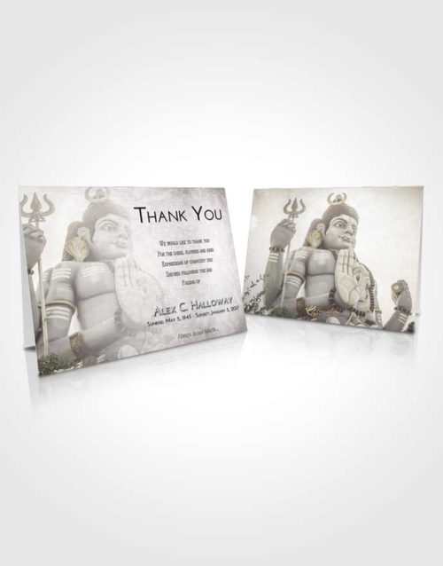 Funeral Thank You Card Template Evening Shiva Divinity
